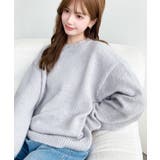 杢グレー | ＼13色展開♪／モヘアライクベーシックニットプルオーバー | moment+