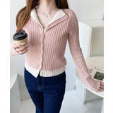 レイヤードカーディガン風リブニットトップス | moment+ | 詳細画像26 