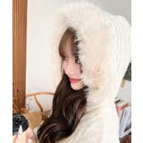 フードファージップアップケーブルニットカーディガン | moment+ | 詳細画像3