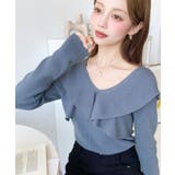 フリルニットプルオーバー 12G | moment+ | 詳細画像26 