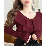 フリルニットプルオーバー 12G | moment+ | 詳細画像39 