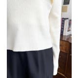 フリルニットプルオーバー 12G | moment+ | 詳細画像8 