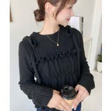 シャーリングギャザーリボンキャミ＋ニットプルオーバーセット | moment+ | 詳細画像9 