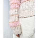 ループヤーンボーダーニットプルオーバー | moment+ | 詳細画像15 