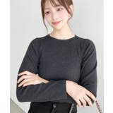 \シンプルで無双♡/クルーネックリブニットプルオーバー | moment+ | 詳細画像24