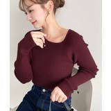 ＼シンプルな中に個性を◎／アシメネックリブニットプルオーバー | moment+ | 詳細画像27 