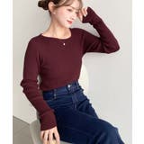 ＼シンプルな中に個性を◎／アシメネックリブニットプルオーバー | moment+ | 詳細画像29 