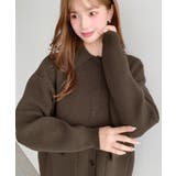 \オーバーサイズですっぽり◎/えり付きカーデニットブルゾン | moment+ | 詳細画像25