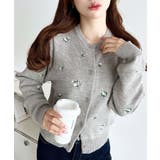 \ロマンティックに♡/花柄刺繍ニットカーディガン | moment+ | 詳細画像11