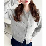 \ロマンティックに♡/花柄刺繍ニットカーディガン | moment+ | 詳細画像12