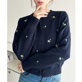 \ロマンティックに♡/花柄刺繍ニットカーディガン | moment+ | 詳細画像20