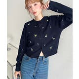 \ロマンティックに♡/花柄刺繍ニットカーディガン | moment+ | 詳細画像22