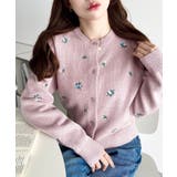 \ロマンティックに♡/花柄刺繍ニットカーディガン | moment+ | 詳細画像26