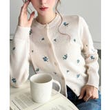 \ロマンティックに♡/花柄刺繍ニットカーディガン | moment+ | 詳細画像4