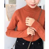 ボトルネックワイドリブカラー＆ボーダーニットプルオーバー12G | moment+ | 詳細画像92 