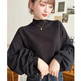 ボトルネックボリュームスリーブニットプルオーバー 12G | moment+ | 詳細画像38