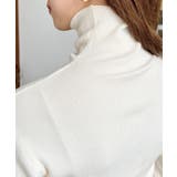 インナーハイネックタートルリブニットプルオーバー 12G | moment+ | 詳細画像19 