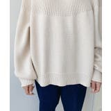 求心ケーブル編みニットプルオーバー | moment+ | 詳細画像21 