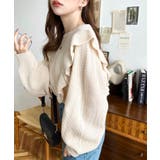 ショルダーフリルニットプルオーバー6G | moment+ | 詳細画像14 