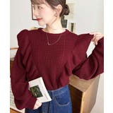 ショルダーフリルニットプルオーバー6G | moment+ | 詳細画像46 