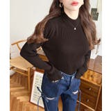 トルネックリブカラーリブニットプルオーバー12G | moment+ | 詳細画像27 