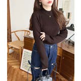 トルネックリブカラーリブニットプルオーバー12G | moment+ | 詳細画像29 