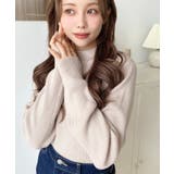 トルネックリブカラーリブニットプルオーバー12G | moment+ | 詳細画像30 