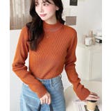 トルネックリブカラーリブニットプルオーバー12G | moment+ | 詳細画像56 