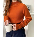 トルネックリブカラーリブニットプルオーバー12G | moment+ | 詳細画像64 