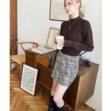 袖口ボタンボトルネックリブニットプルオーバー12G | moment+ | 詳細画像24 