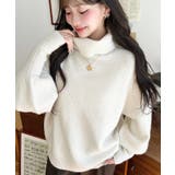 ハイネックモチモチニットプルオーバー | moment+ | 詳細画像2 