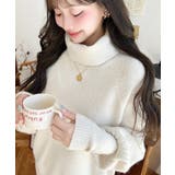 ハイネックモチモチニットプルオーバー | moment+ | 詳細画像4 