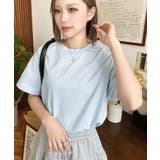 ロゴ刺繍半袖Tシャツ | moment+ | 詳細画像10