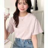 ロゴ刺繍半袖Tシャツ | moment+ | 詳細画像14