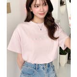 ロゴ刺繍半袖Tシャツ | moment+ | 詳細画像15