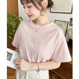 ロゴ刺繍半袖Tシャツ | moment+ | 詳細画像16