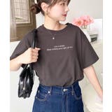 ロゴ刺繍半袖Tシャツ | moment+ | 詳細画像21