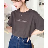 ロゴ刺繍半袖Tシャツ | moment+ | 詳細画像22