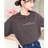 ロゴ刺繍半袖Tシャツ | moment+ | 詳細画像23