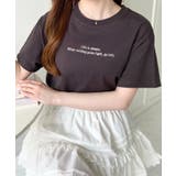 ロゴ刺繍半袖Tシャツ | moment+ | 詳細画像26