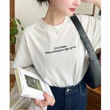 ロゴ刺繍半袖Tシャツ | moment+ | 詳細画像27