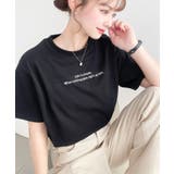 ロゴ刺繍半袖Tシャツ | moment+ | 詳細画像29