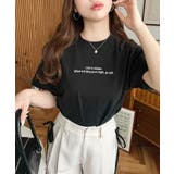 ロゴ刺繍半袖Tシャツ | moment+ | 詳細画像31