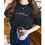 ロゴ刺繍半袖Tシャツ | moment+ | 詳細画像37