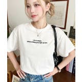 ロゴ刺繍半袖Tシャツ | moment+ | 詳細画像5