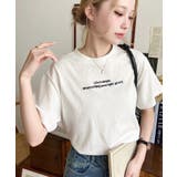 ロゴ刺繍半袖Tシャツ | moment+ | 詳細画像6