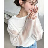 シアースリーブロングTシャツ | moment+ | 詳細画像2