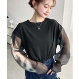 シアースリーブロングTシャツ | moment+ | 詳細画像15