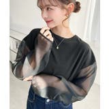 シアースリーブロングTシャツ | moment+ | 詳細画像17