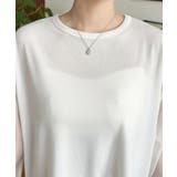 シアースリーブロングTシャツ | moment+ | 詳細画像8